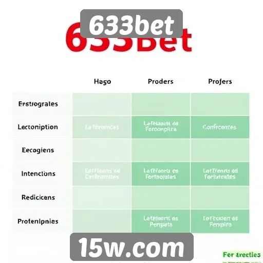 Comparativo entre 633bet e concorrentes do setor